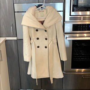 Ivory wool peacoat